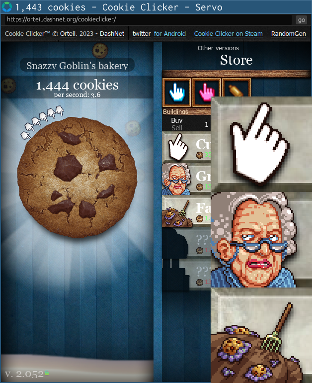 I was doing the 'Infinite cookies' hack for fun, and after buying hundreds  of building and upgrades, I can't buy anything anymore. Is this a glitch or  not? : r/CookieClicker