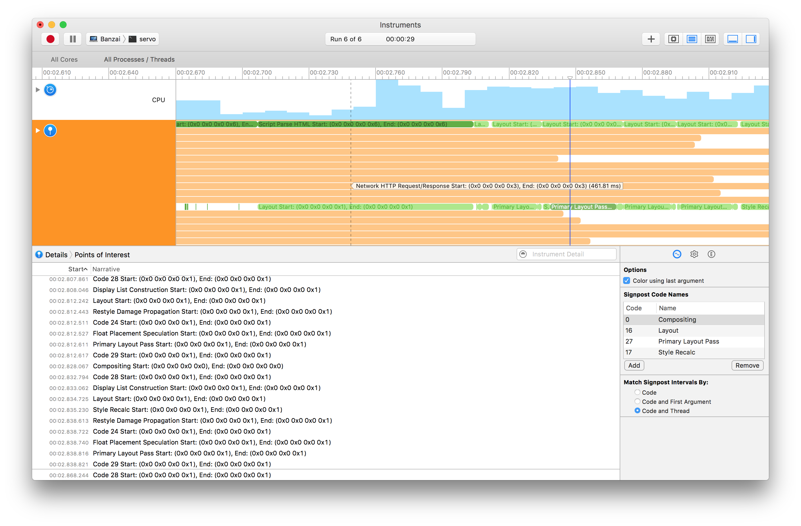 New time profiler support for macOS signpost event reporting